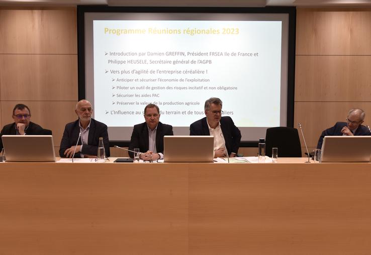 À Paris, vendredi 14 avril, lors de la tournée régionale de l'AGPB.
