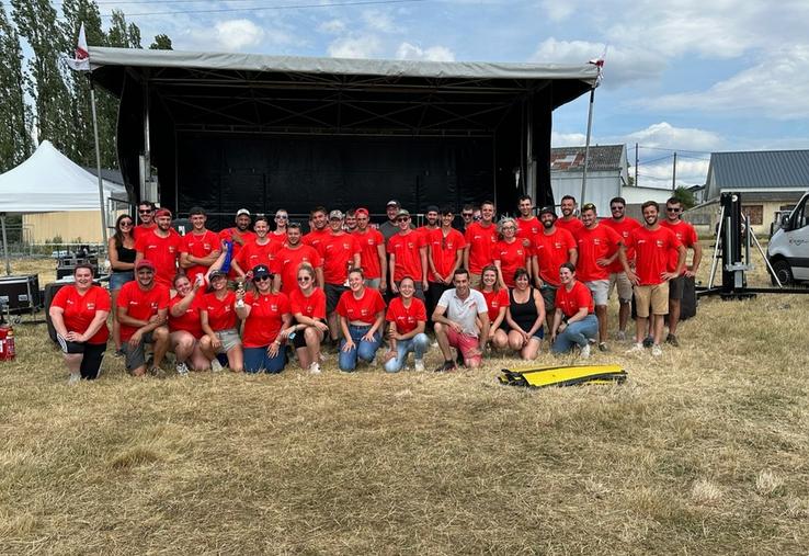 L'équipe de bénévoles JA satisfaits de cette deuxième édition de Festi'ferme. 