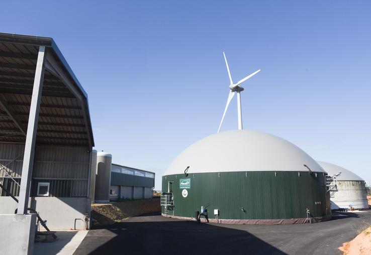 Vendredi 15 septembre, à Thimert-Gâtelles. Portée par un collectif d'agriculteurs, Thymerais bio énergie a déjà produit 11 millions de kWh de gaz vert.