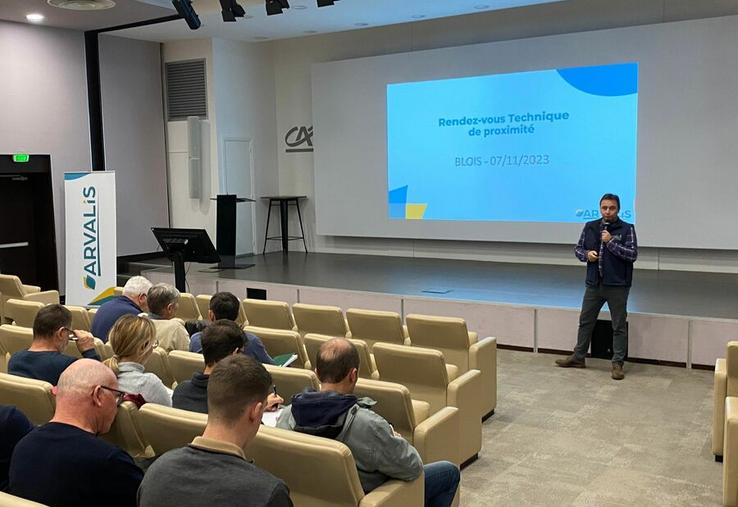 Mardi 7 novembre, à Blois. L'institut Arvalis a dévoilé les résultats des essais sur les céréales à paille lors d'une demi-journée technique.