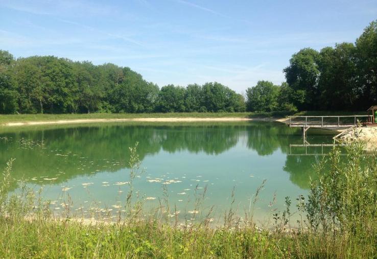 Exemple de retenue existante sur Puiseaux-Vernisson