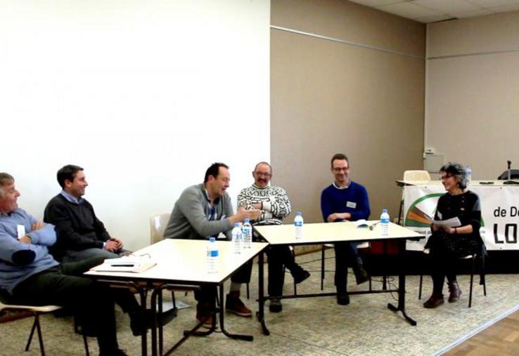 5 agriculteurs ont témoigné de leur expérience sur la pluriactivité dans le milieu agricole lors de la table ronde, thème de l’AG du GDA Loire Beauce.