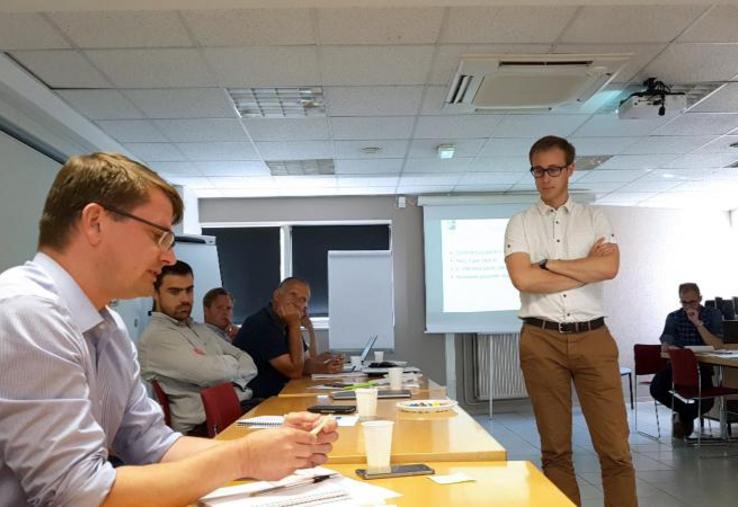 Aurélien Pannetier animait l'atelier