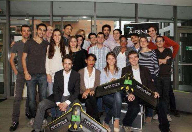 L'équipe de la société Airinov