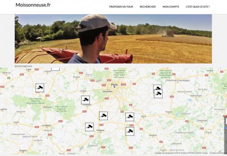 Le site moissonneuse.fr a été lancé le 1er juillet