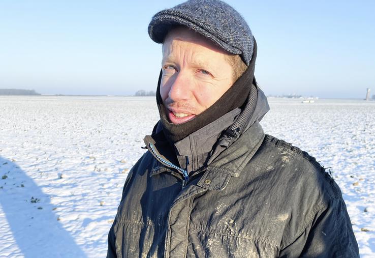 Le 11 janvier, à Dammarie. Pour Jean-François Billard, la production de miel a été constante en 2023.