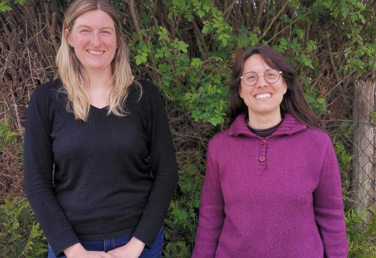 Aurélie Mançois (à g.) et Ludivine Marteau ont succédé à Luc Poullain à la présidence de l'appellation Touraine-Chenonceaux.