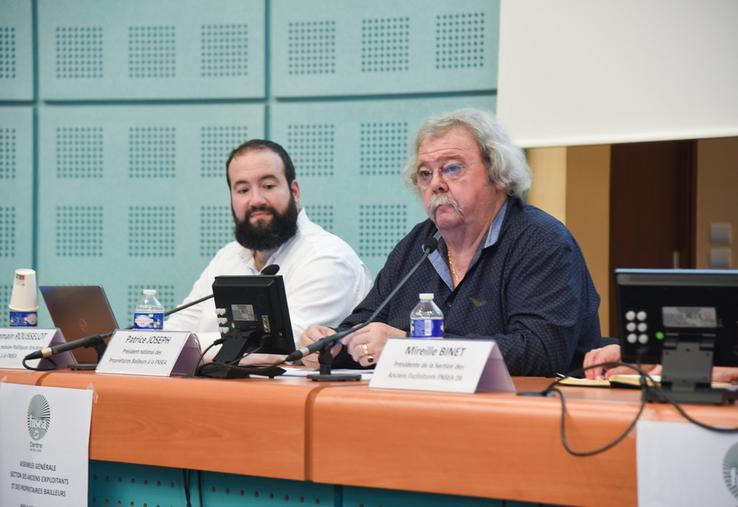 Le 15 octobre, à Chartres. Le président de la section des bailleurs de la FNSEA 28, Patrice Joseph, a conduit ses travaux aux côtés de Romain Rousselot, en charge des politiques foncières à la FNSEA.