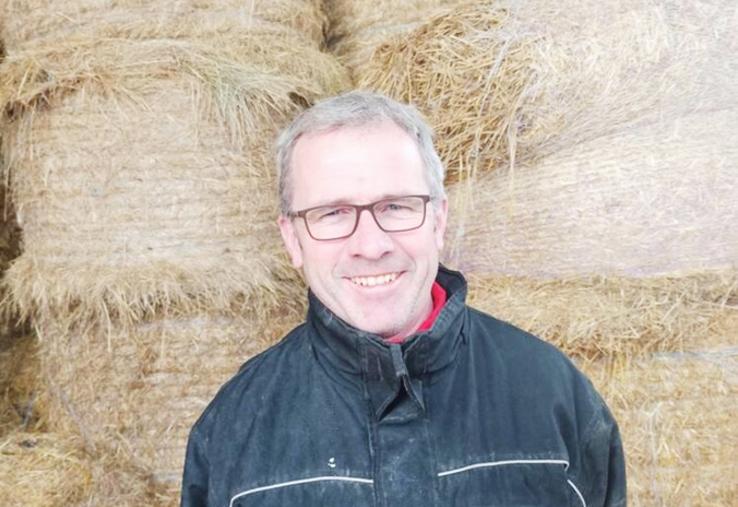 Nicolas Beets, éleveur dans l'est du Loiret.  