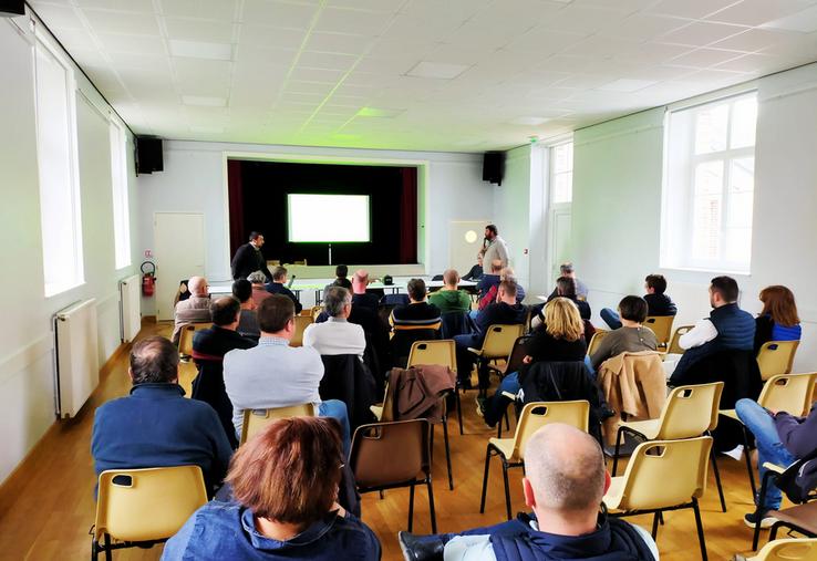 Jeudi 6 février, à Chuelles. Il y avait du monde pour participer à l'assemblée générale du GDA* du Gâtinais est.