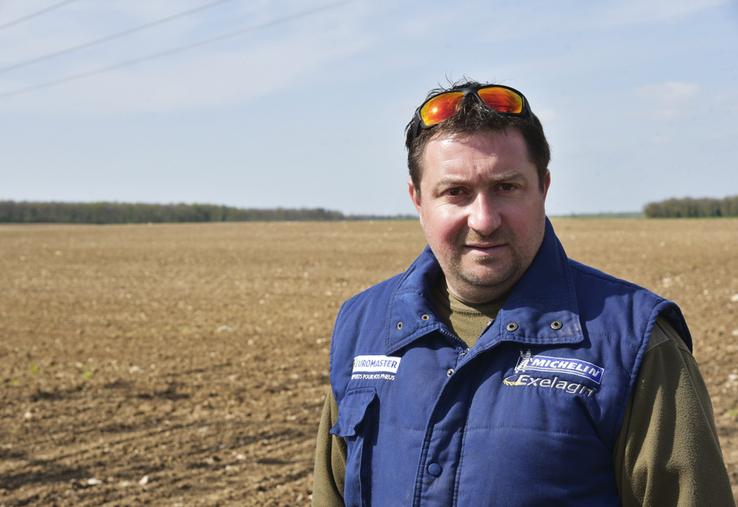 Sébastien Marié est agriculteur sur l'exploitation familiale dans l'est du département. 