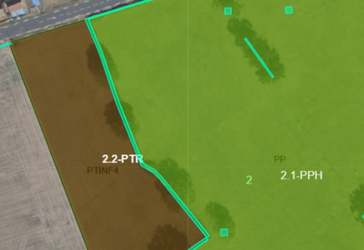 Il est possible de connaître l'âge des prairies sur Telepac en faisant apparaître la couche « Couverts camp. précédente ».