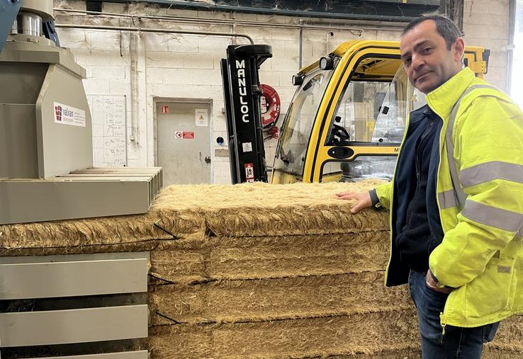 Prunay-sur-Essonne (Essonne), mardi 15 avril. Dirigée par Delphin Pallu, l'entreprise SN Gatichanvre a réalisé une belle année 2024.