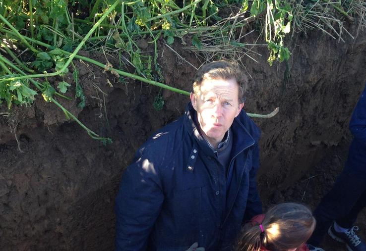 Olivier Tassel, agriculteur en Seine-Maritime, est président du GIEE Sol en Caux qui compare depuis plusieurs années les semoirs à disques et à dents. 