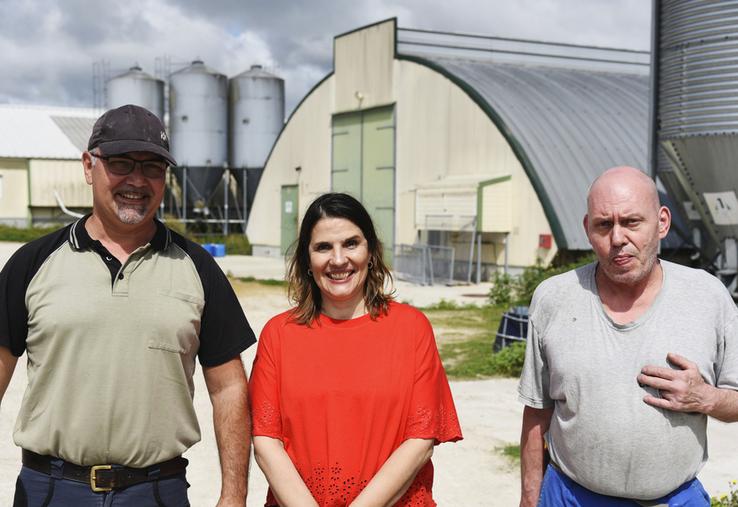 Xavier Morin, Jennifer Habib Hallah et David Lenard. 