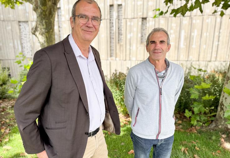Lundi 15 septembre, à Chartres. L'Association des salariés agricoles d'Eure-et-Loir est présidée par Daniel Bois (à d.) et animée par Bertrand de Lacheisserie.