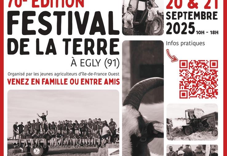 L'affiche du 70e Festival de la terre en Île-de-France ouest.