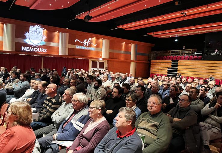 Nemours, mardi 25 novembre. Près de 47 % des expéditions de la coopérative ont été réalisées par voie fluviale lors de l'exercice 2024-2025.