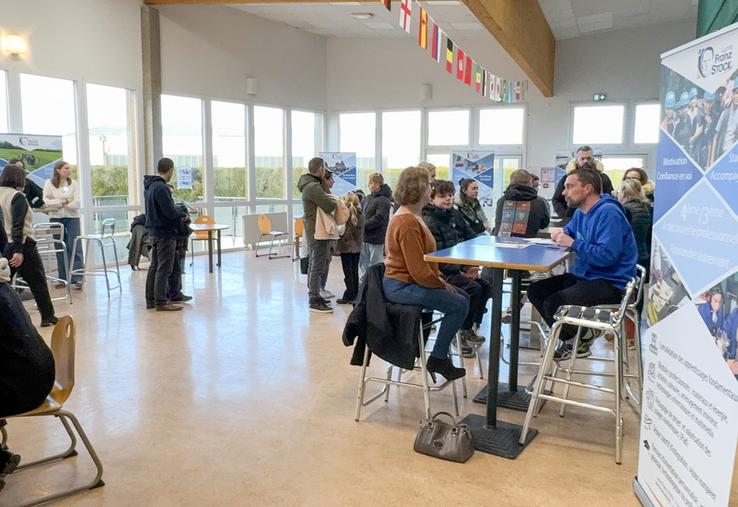 Vendredi 6 janvier, à Mignières. Le campus Franz-Stock a présenté l'éventail de ses formations aux familles lors de ses portes ouvertes.