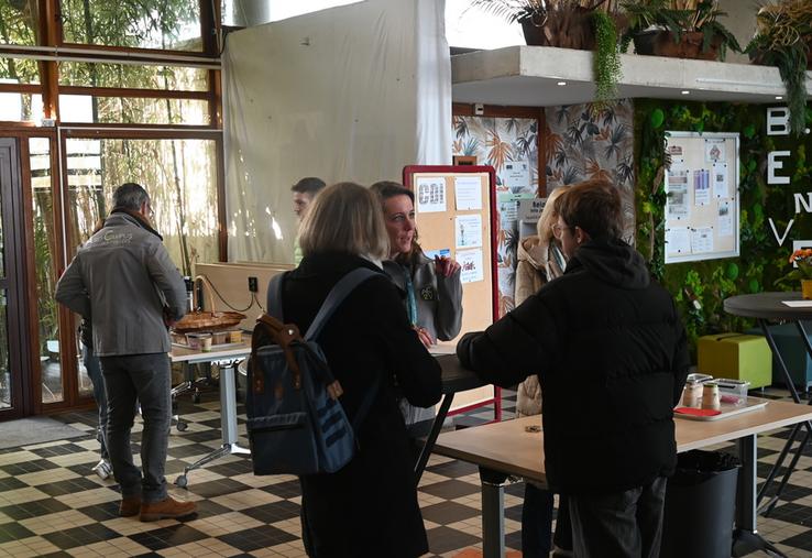 Samedi 7 février, à Blois. Le lycée horticole a ouvert ses portes pour présenter ses filières, dont le bac pro Productions horticoles. 