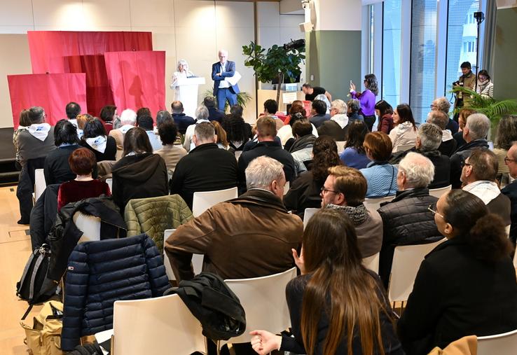 Paris, le 9 février. La MSA organisait une soirée d'échanges avec l'ensemble des bénévoles du réseau Sentinelles.