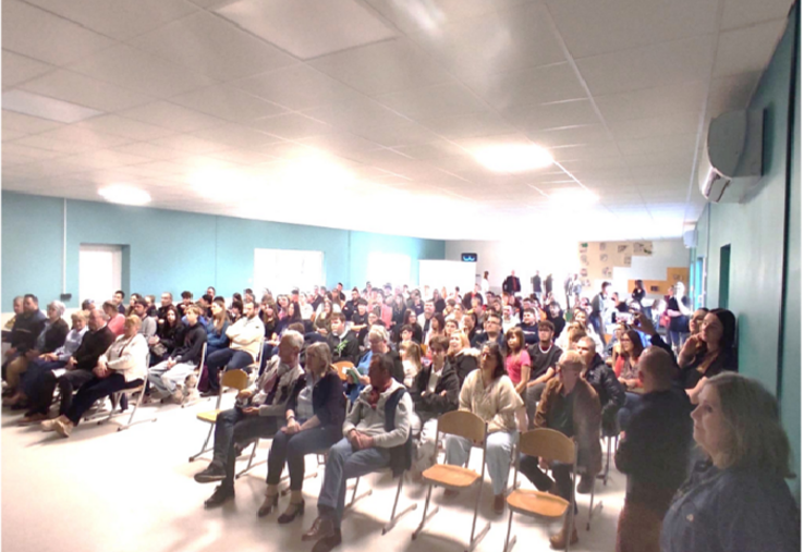 samedi 21 mars, à Saint-Firmin-des-Prés. De nombreuses personnes étaient présentes lors de l'assemblée générale de la MFR du Vendômois.