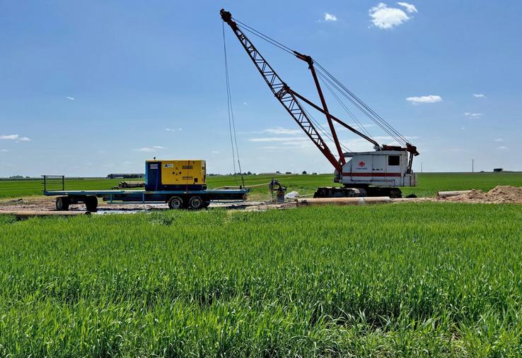 L’agriculture est l’un des principaux marchés de l'entreprise de forage Robert Fabrice.