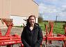 Justine Lemarié, 24 ans, s'installe sur 80 hectares dans la région de Favrieux (Yvelines).