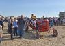 Nouveauté de l’année, le tracteur géant à pédales a sillonné les allées du Festival tout au long de la journée. 