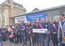 Melun, mardi 5 novembre. Le président du Département, Jean-François Parigi, a conclu la mobilisation à la suite de la prise de parole des différents partenaires de la collectivité locale.