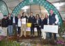 Coulommiers (Seine-et-Marne), samedi 12 avril. Philippe Dufour (au c.), président du concours, a reçu différents prix en blonde d'Aquitaine, dont deux Grands prix d'excellence. 