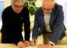 François Cazin, président de la Fav 41, et Charles Pain, président de la Fav 37-72, ont tous les deux signé les statuts de la Fédération des vigneronnes et vignerons de la Touraine (FVVT), le 19 mars dernier.