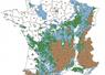 Carte des zones défavorisées pouvant prétendre à l'ICHN.
