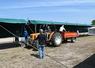 Mardi 10 juin, à Blois. Le chantier de montage des stands du comice, qui aura lieu les 14 et 15 juin, a commencé le 2 juin sur les six hectares du Parc des expositions grâce à une centaine de bénévoles.