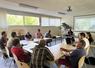 Lundi 16 juin, à Saint-Arnoult-en-Yvelines (Yvelines). Le conseil d'administration du syndicat de Saint-Arnoult s'est réuni avant les moissons.