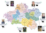 La carte des éleveurs Qualilait participant à l'opération d’immersions professionnelles.