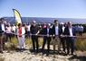 Jeudi 3 juillet, à Saint-Cyr-en-Val. L'entreprise Génréale du solaire a inauguré son parc photovoltaïque occupant une surface de 34 hectares. Il s'agit du deuxième plus grand parc solaire du Loiret. 