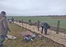 Mardi 27 janvier, à Gressey (Yvelines). Les élèves de l'Esta ont planté une haie en partenariat avec la chambre d’Agriculture Île-de-France.