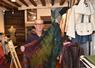 Jeudi 2 avril, à Vétheuil (Val-d'Oise). François Vieillard tient une boutique toute l'année où il vend ses créations sur commande.