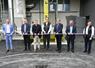 Vendredi 10 avril à Bréval (Yvelines). La coopérative Sevépi a inauguré sa malterie bio, installée dans l'ancien magasin Gamm vert.