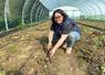 Le 10 avril, à Saint-Ange-et-Torçay. Aurore Quinton s'est lancée dans la production de morilles.
