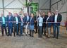 À Angerville (Essonne), vendredi 24 avril. Les agriculteurs associés au projet de méthanisation ont inauguré leur unité de production Méthagase en présence d'élus agricoles et territoriaux.