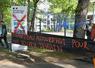 Mardi 28 avril, à Orléans. Les agriculteurs mobilisés devant l’Agence de l’eau ont symbolisé leurs inquiétudes face au Sdage*, estimant que l’accès à l’eau et les projets de stockage conditionnent directement l’avenir des exploitations.