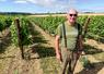Bertrand Le Bris a planté sa vigne en 2023. Au loin se découpe la silhouette de l'Épaule, surnom des ruines d'une tour du XI<SUP>e</SUP> siècle qui domine Gallardon et qui donne son nom au domaine.