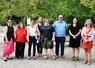 Chailly-en-Brie, lundi 31 août. L'équipe de direction de La Bretonnière avec, de g. à d., Nora Boudjadja, responsable vie de centre CFA, Caroline Bouhours, directrice du CFA, Claire Le Bigot, directrice régionale adjointe de l'Agriculture et de la Forêt, Céline Prévost, CPE du lycée, Valérie Rinteaux, directrice de l'établissement et proviseure du lycée, Xavier Demante, secrétaire général, K. Attal, responsable pédagogique CFA, et Cécile Dumas, proviseure-adjointe du lycée.