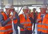 Mercredi 2 septembre, à Méry-sur-Oise (Val-d'Oise). Mathieu Lefèvre, ministre délégué chargé de la Transition écologique, a visité l'usine de production d'eau potable afin de découvrir une nouvelle technologie de filtration de pointe.