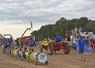 Petit train et tracteurs à pédales ont sillonné le terrain tout au long de la journée. 