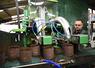 Crespières (Yvelines), jeudi 1er octobre. Le réseau Synfolia a inauguré son innovation Synfoplant, une machine qui permet d'éliminer les traditionnels godets en plastique.