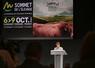 Jeudi 8 octobre, à Cournon-d'Auvergne (Puy-de-Dôme). Annie Genevard, ministre de l'Agriculture, a annoncé des mesures de soutien aux agriculteurs en réponse à la sécheresse. Le fruit de plusieurs mois de mobilisation syndicale.