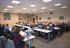 Mardi 12 mars, à Blois. La salle Sologne de la chambre d'Agriculture était comble pour l'assemblée générale des sections des bailleurs et des anciens exploitants agricoles de la FNSEA 41.